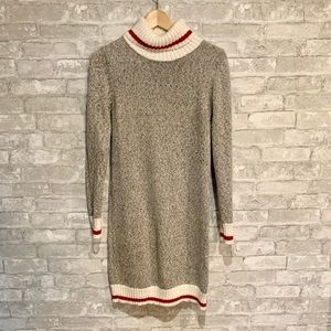 Long knit turtleneck sweater by Twik